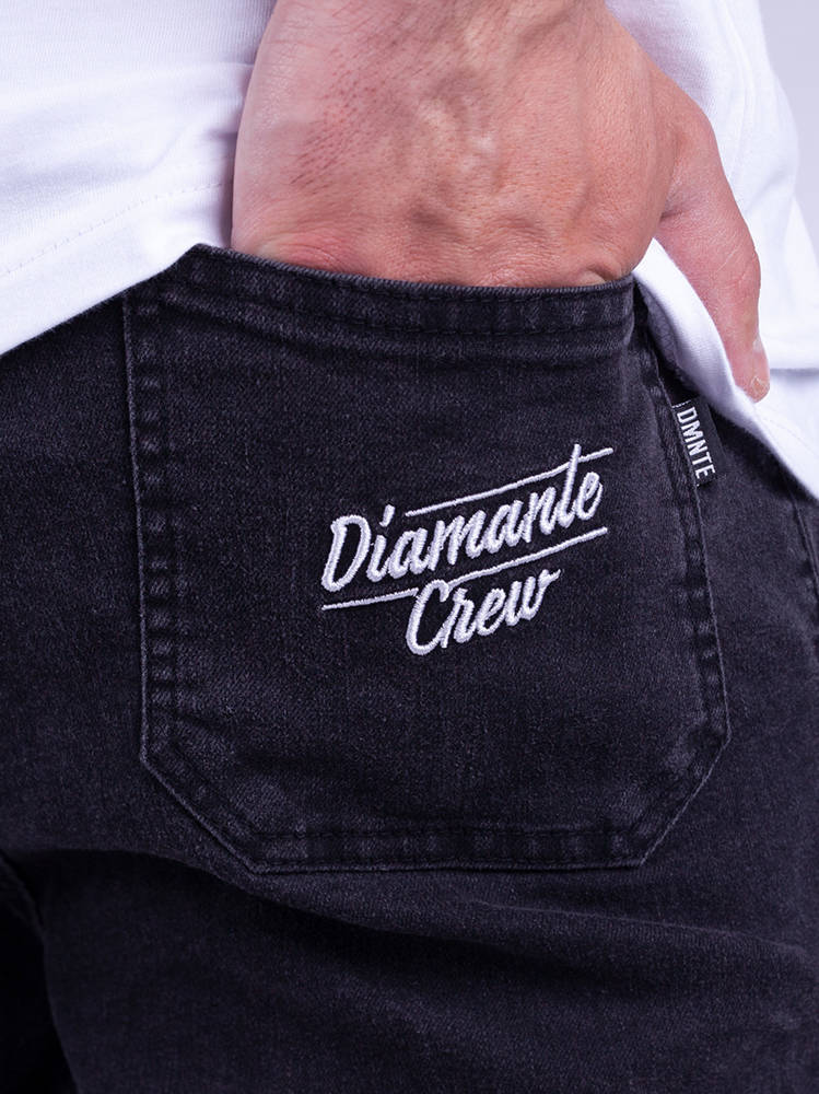 Diamante JOGGER 11 DC Czarny Marmur Jeans