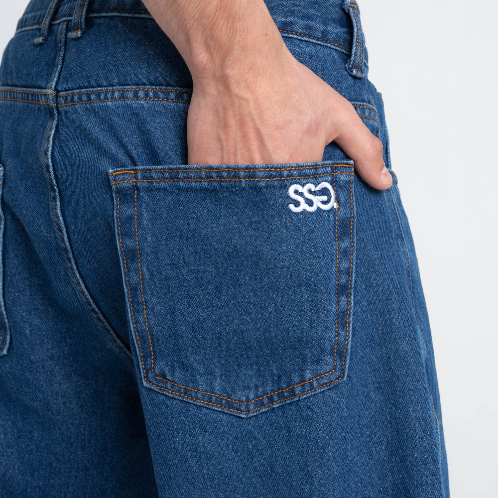 Jeans Baggy Smoke Story Premium Washed SSG Medium