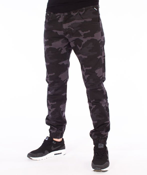 Mass-Base Jogger Pants Sneaker Fit Spodnie Camo/Black
