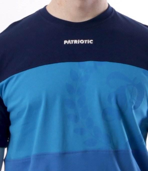 Patriotic-Laur Mini Trio T-shirt Granat Chaber Niebieski