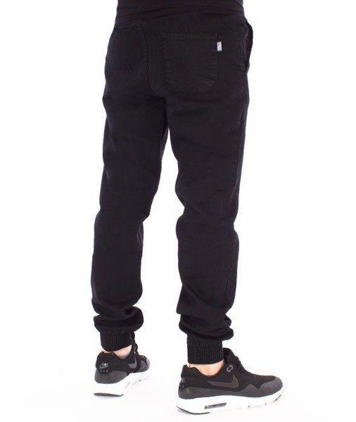 SmokeStory Jogger Slim Jeans Slim Black Spodnie Czarny