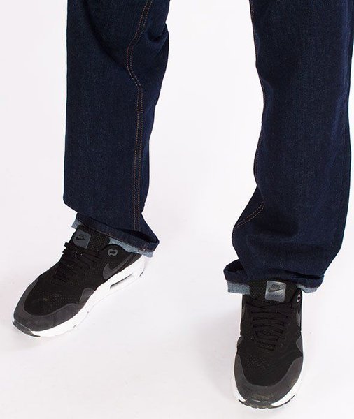 SmokeStory-Outline SSG Regular Jeans Spodnie Dark Blue