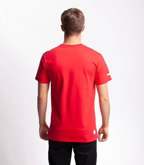 Biuro Ochrony Rapu BORCREW THE CREW T-Shirt Czerwony