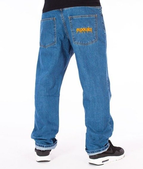El Polako-Classic Slim Jeans Spodnie Light Blue