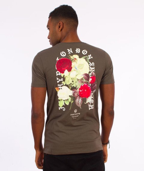 Hype-Bouquet T-Shirt Khaki