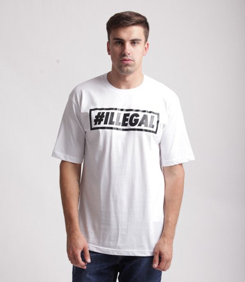 Illegal-Klasyk T-Shirt Biały