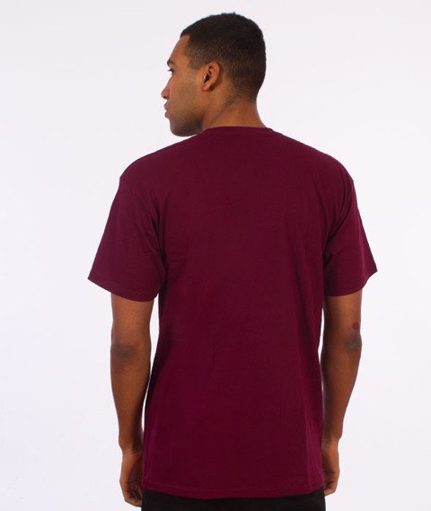 Visual-Erased T-Shirt Burgundy
